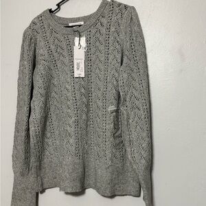 Liz Claiborne Women's Gray Knit Sweater